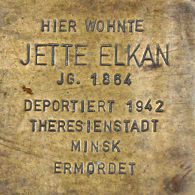 Stolperstein Jette Elkan