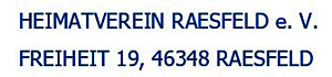 Heimatverein Raesfeld, Freiheit 19, 46348 Raesfeld