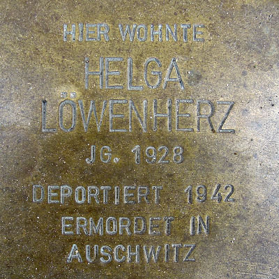 Stolperstein Helga Löwenherz