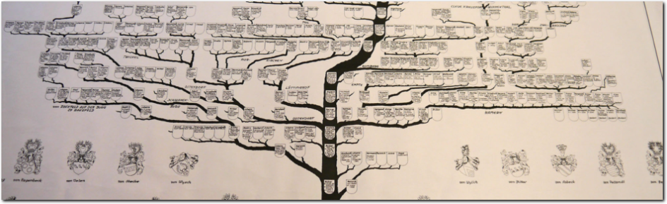Stammbaum der Familie von Raesfeld