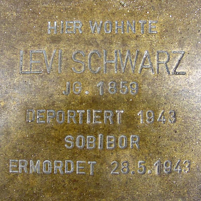 Stolperstein Levi Schwarz